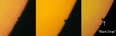 Το φαινόμενο της Μαύρης Σταγόνας κατά την διάρκεια της διάβασης του Ερμή 2003 (Δημήτρης Κολοβός) 